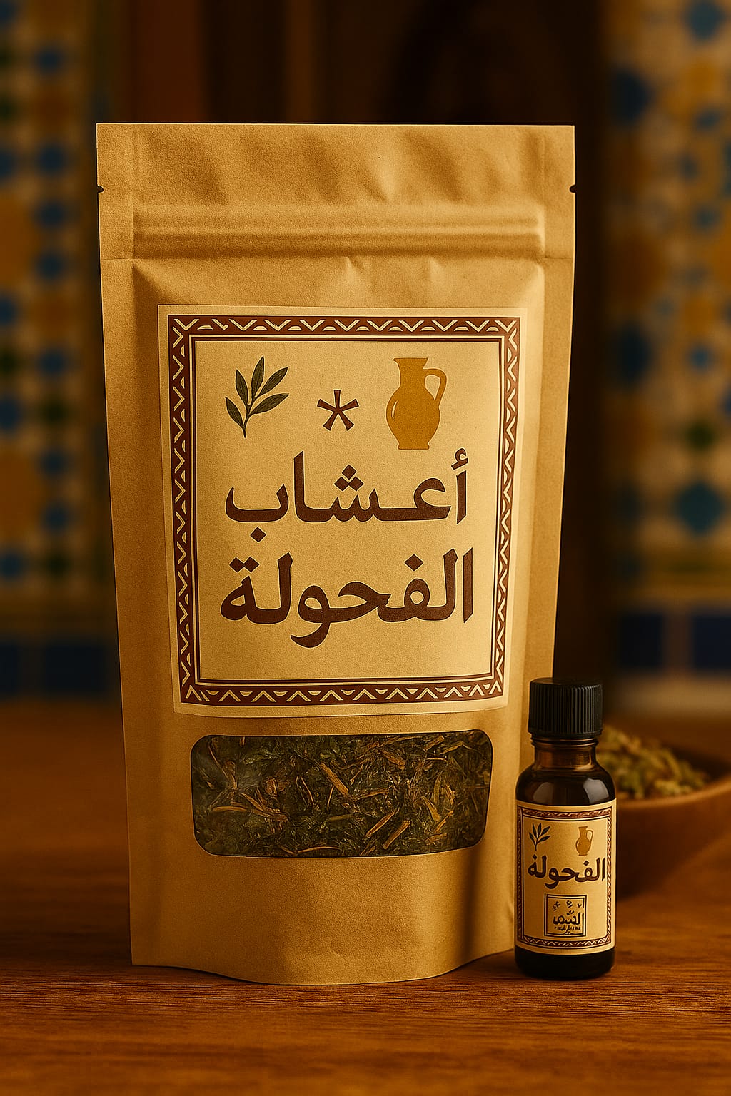 اعشاب الفحولة + زيت الانكماش